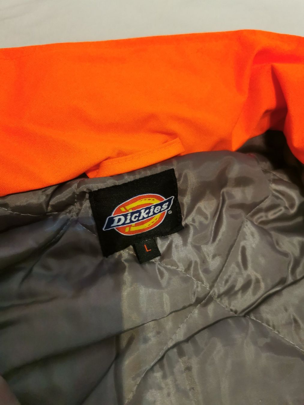 Dickies Giacche: Dickies Warnschutz Winterjacke, Orange/Navy, Grösse L. – Nuovo e nell'imballaggio originale da Basel venduto da adler024 2