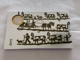 Schweizer Münzsatz  2015  Polierte Platte