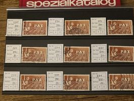 9mal SBK 271 Kat. 1800.- PAX