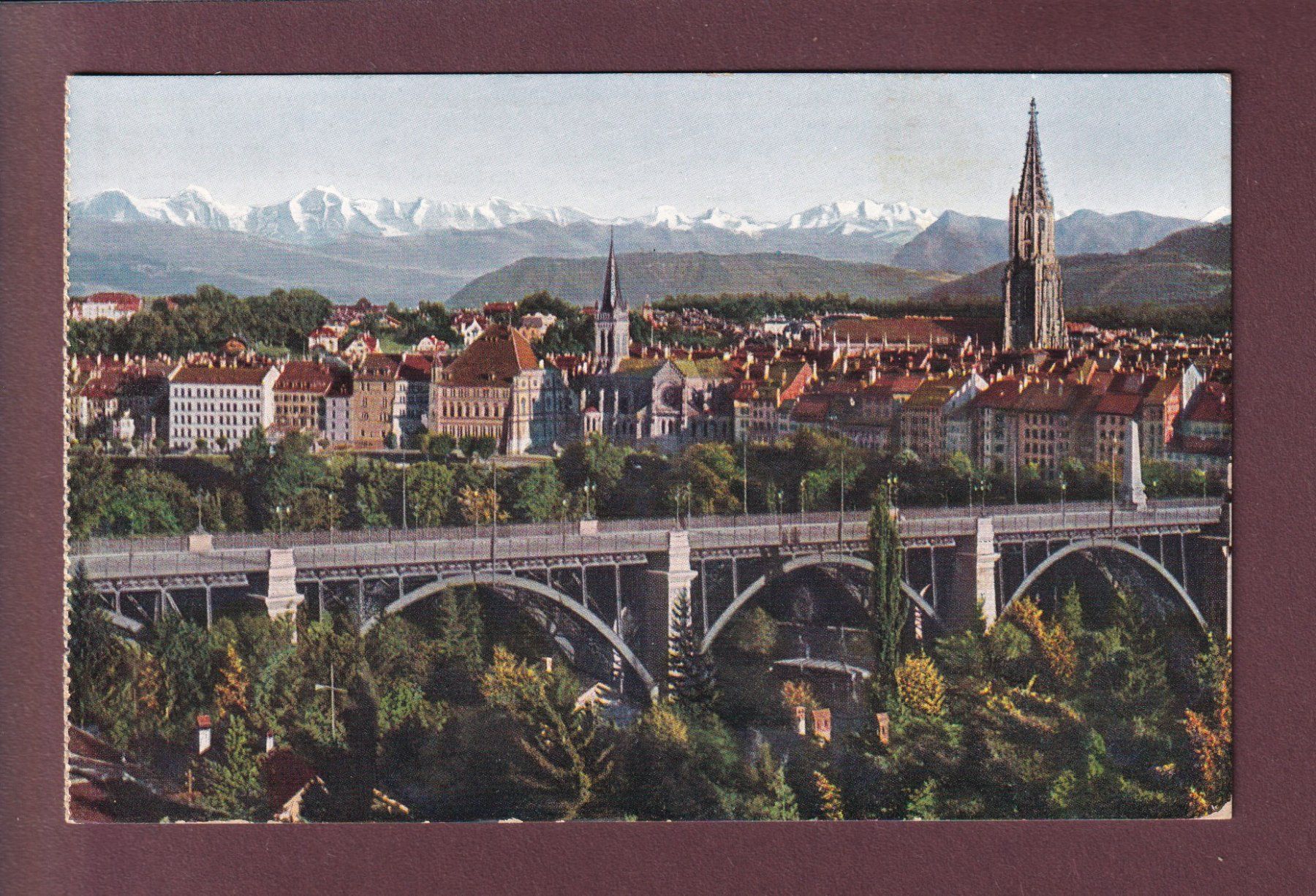 Cartoline postali: BERN vom Schänzli – Usato da Pully venduto da nicecards