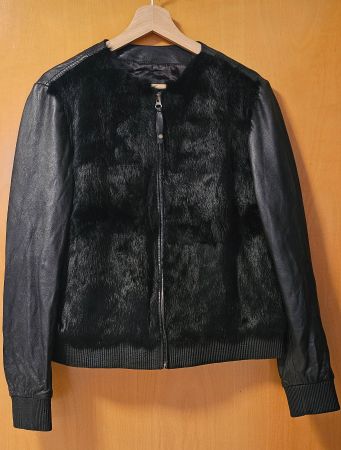 Damen Lederjacke ! Jacke mit Petz Gr. XL