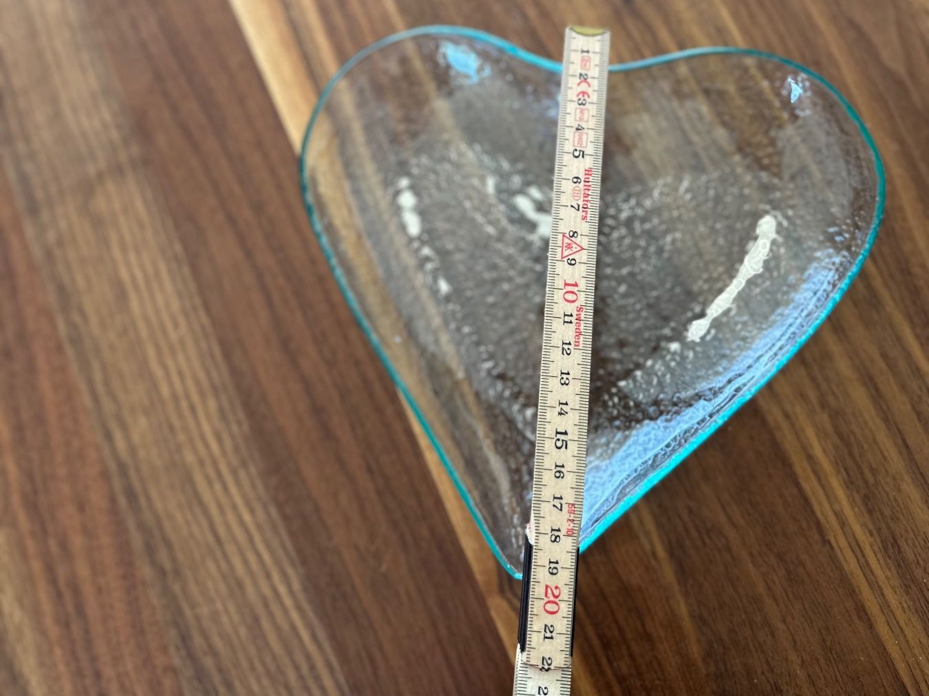 Ciotole: Schüssel - Glas - Herz - 20x20x3 cm – Usato da Märstetten venduto da fab_wf2v 3
