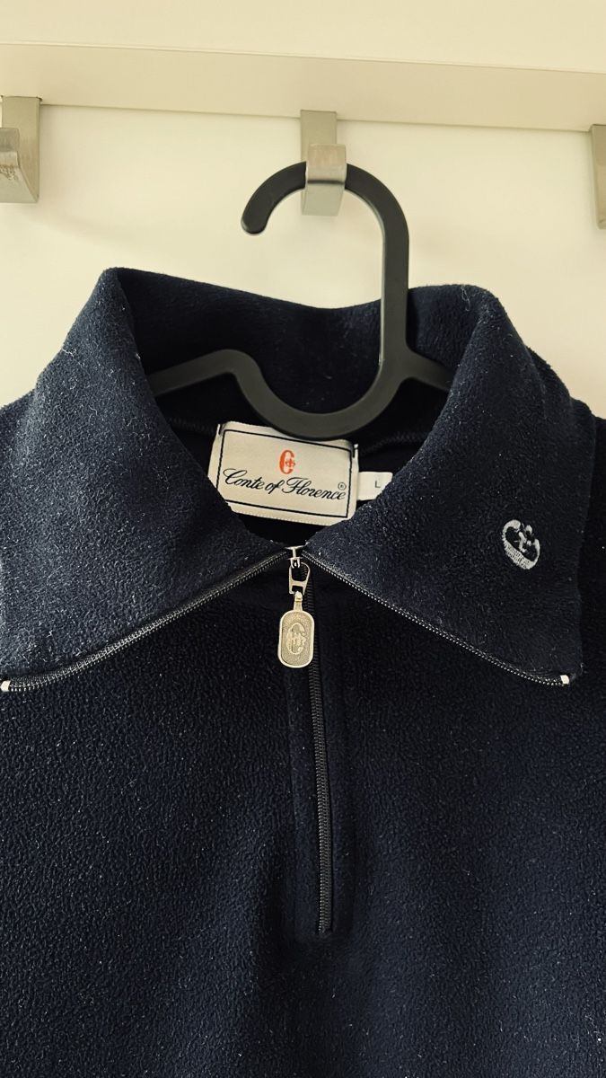 Maglioni & Felpe: Pull zippé chaud marque italienne bleu marine L – Nuovo (secondo la descrizione) da Lausanne venduto da Global.P 1