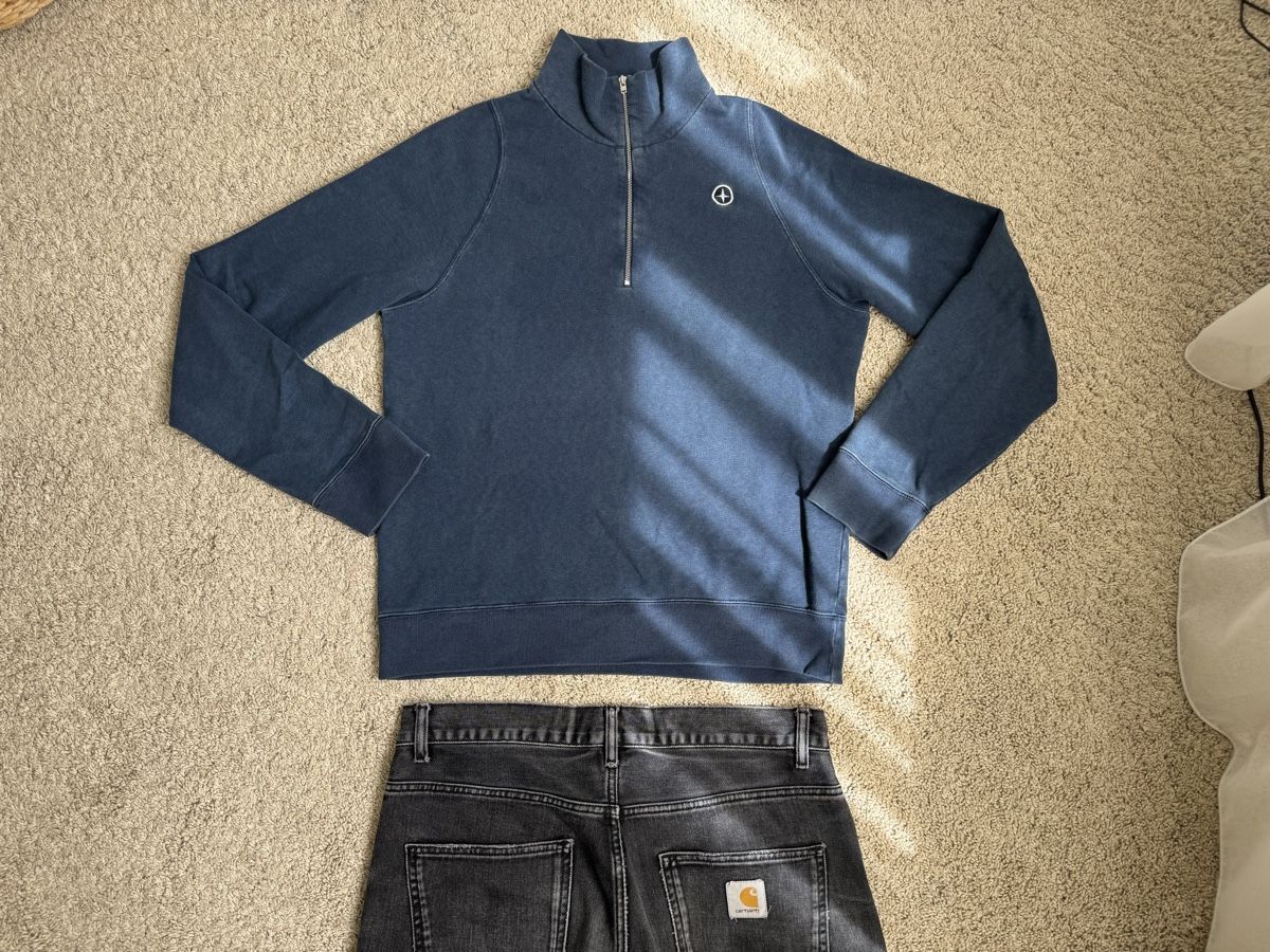 Stone Island Maglioni & Felpe: Vintage Stone Island Pullover Blau Gr. M  – Usato da Basel venduto da Oloir