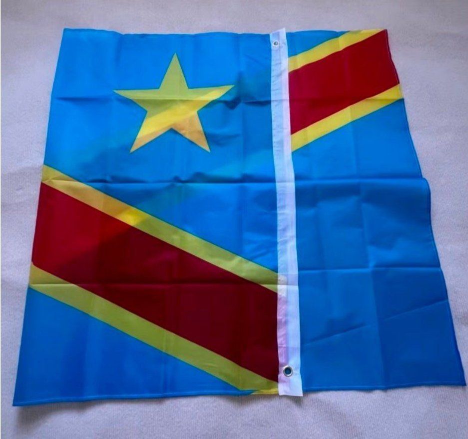 Fahnen: Flagge der Demokratischen Republik Kongo 150cm – Neu und originalverpackt aus Bussigny von NATURALO 1