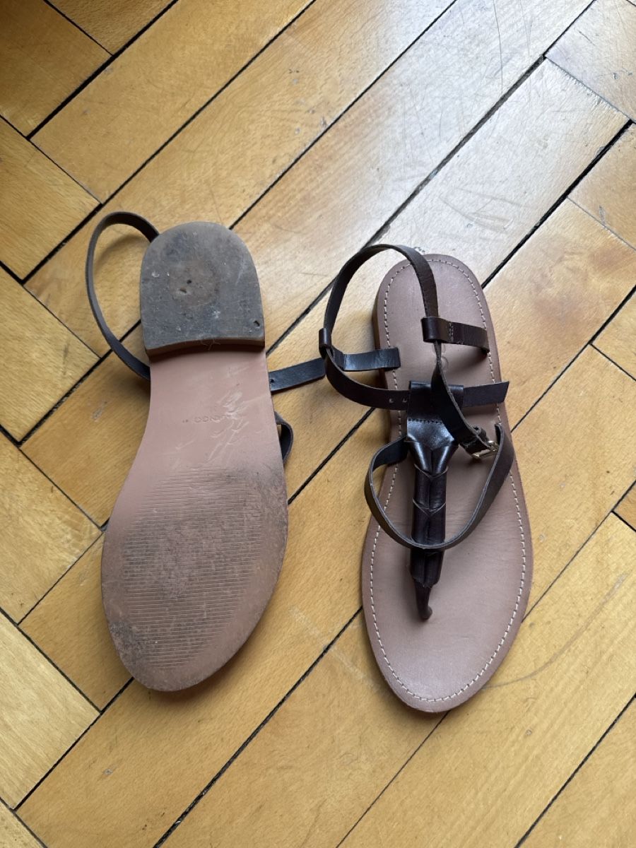 Mango Scarpe da donna: Sandalen Mango Leder braun Grösse 39 gebraucht – Usato da Luzern venduto da RoRoFriday 1