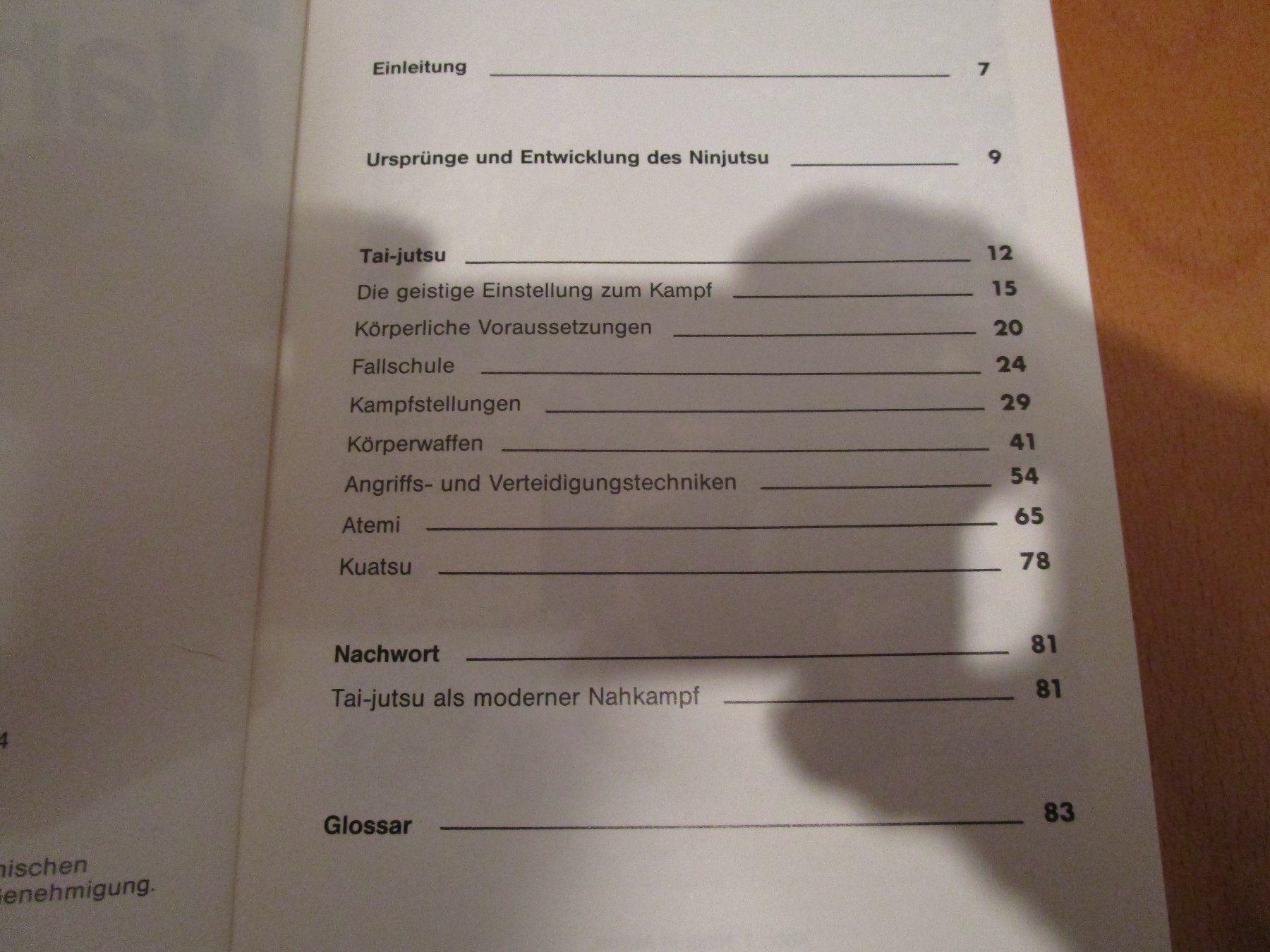 Bücher: Ninjutsu - Nahkampf – Gebraucht aus Wetzikon ZH von Storchadebar 2