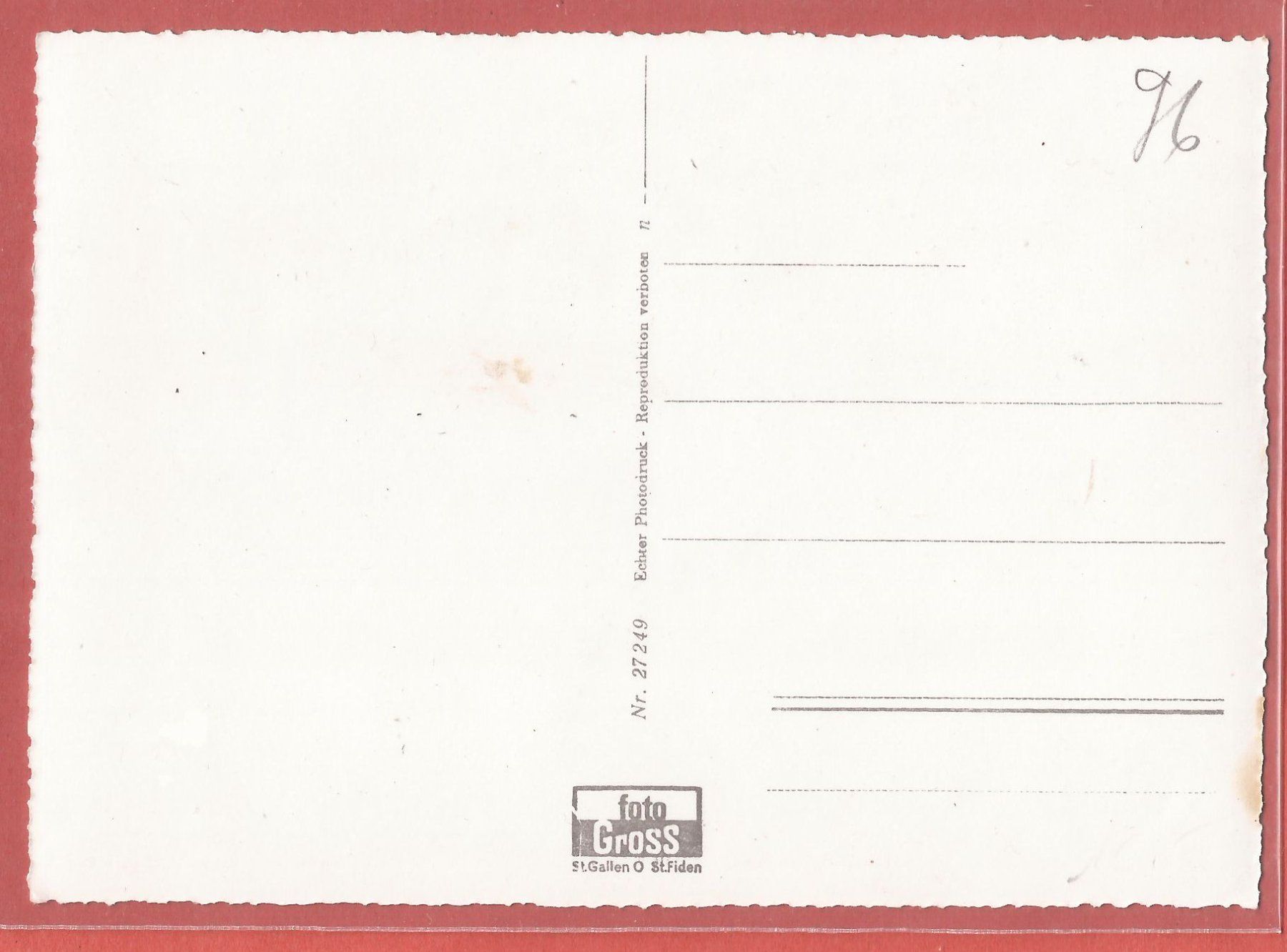 Cartoline postali: Kradolf - Schönenberg - ca. 1955 – Usato da Fislisbach venduto da Porano 1