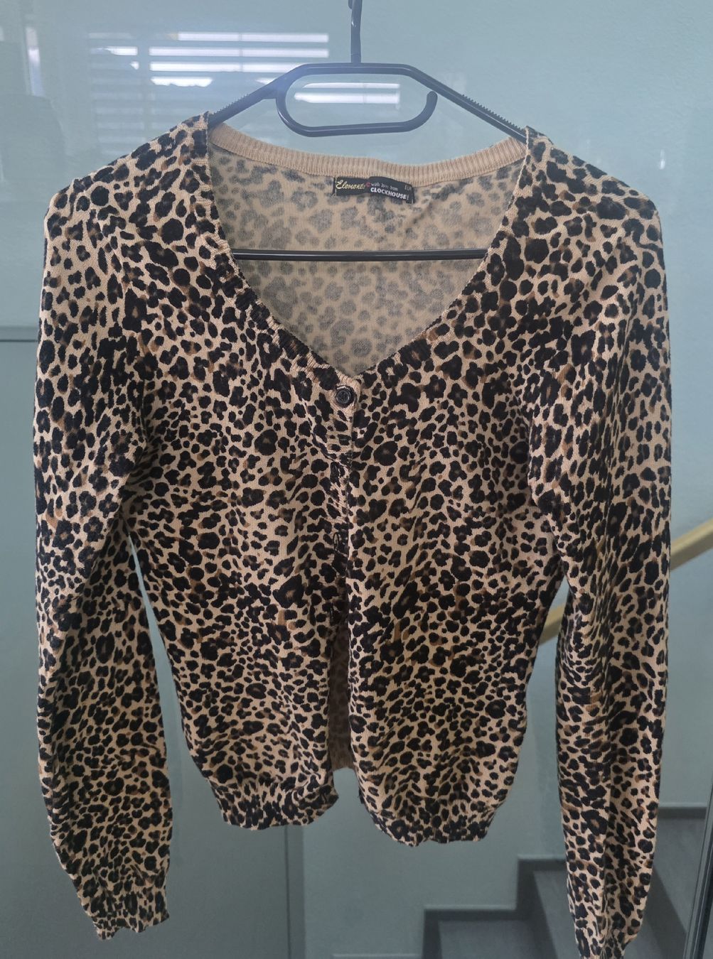 Giacche: Clockhouse Strickjacke im Leopardenmuster, Grösse S – Usato da Ibach venduto da ole_6whn