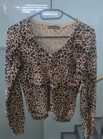 Clockhouse Strickjacke im Leopardenmuster, Grösse S