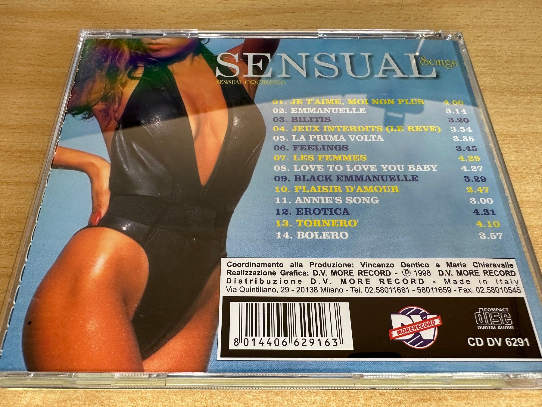 CD: J0 Compilation Sensual Songs (Orchestra) – Usato da Rikon im Tösstal venduto da Alpenmutz 1