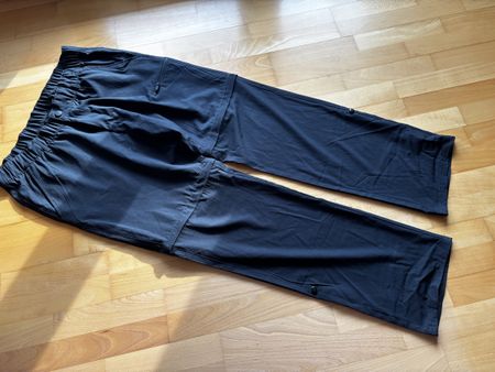 Outdoor Zip-Off Hose, Wanderhose, Grösse L 52/54, Dunkelblau