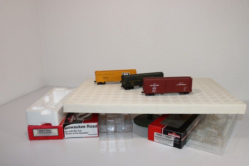 Modelleisenbahnen: 3 US Wagen ( 538 ) – Gebraucht aus Kerzers von Winu64
