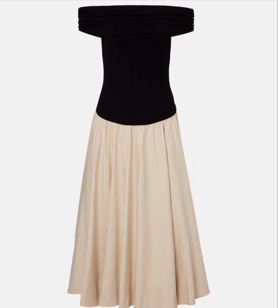 Vestiti: Das elegante Simkhai Adaline Midikleid mit einem schulterfre – Nuovo e nell'imballaggio originale da Zürich venduto da laschelli 2