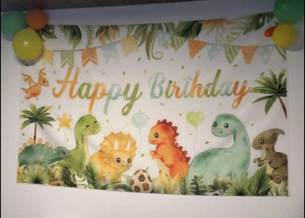 Alle Dekorationen: Dino Geburtstagsdeko – Gebraucht aus Uzwil von nana.93
