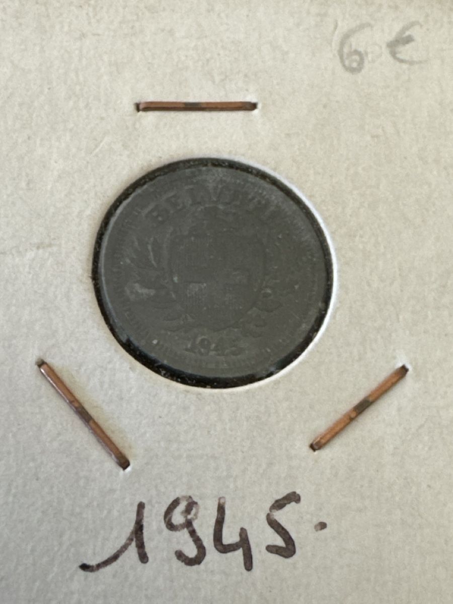 Tutti le monete: Pièce 1 centimes Suisse 1945 état usagé – Usato da Lausanne venduto da theodorbagwell 2