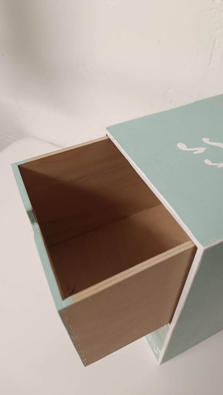 Cassettiere: Kleine Tisch Kommode shabby blau – Nuovo (secondo la descrizione) da Zürich venduto da Jul69 3