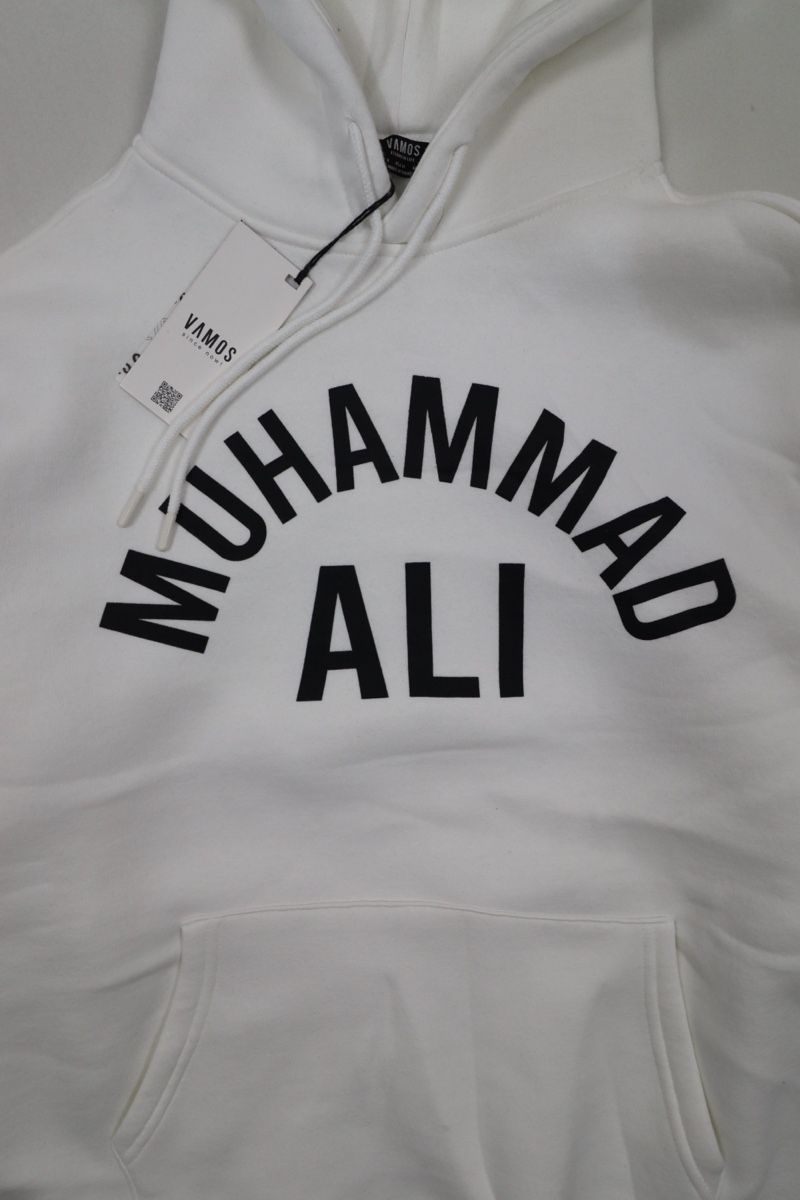 Maglioni & Felpe: Felpa con cappuccio Muhammad Ali bianca - Taglia M – Nuovo e nell'imballaggio originale da Würenlingen venduto da Korab97