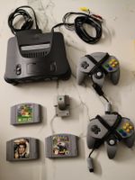 Nintendo 64 Konsole + 2 Controller & 4 Games, Top Zustand!