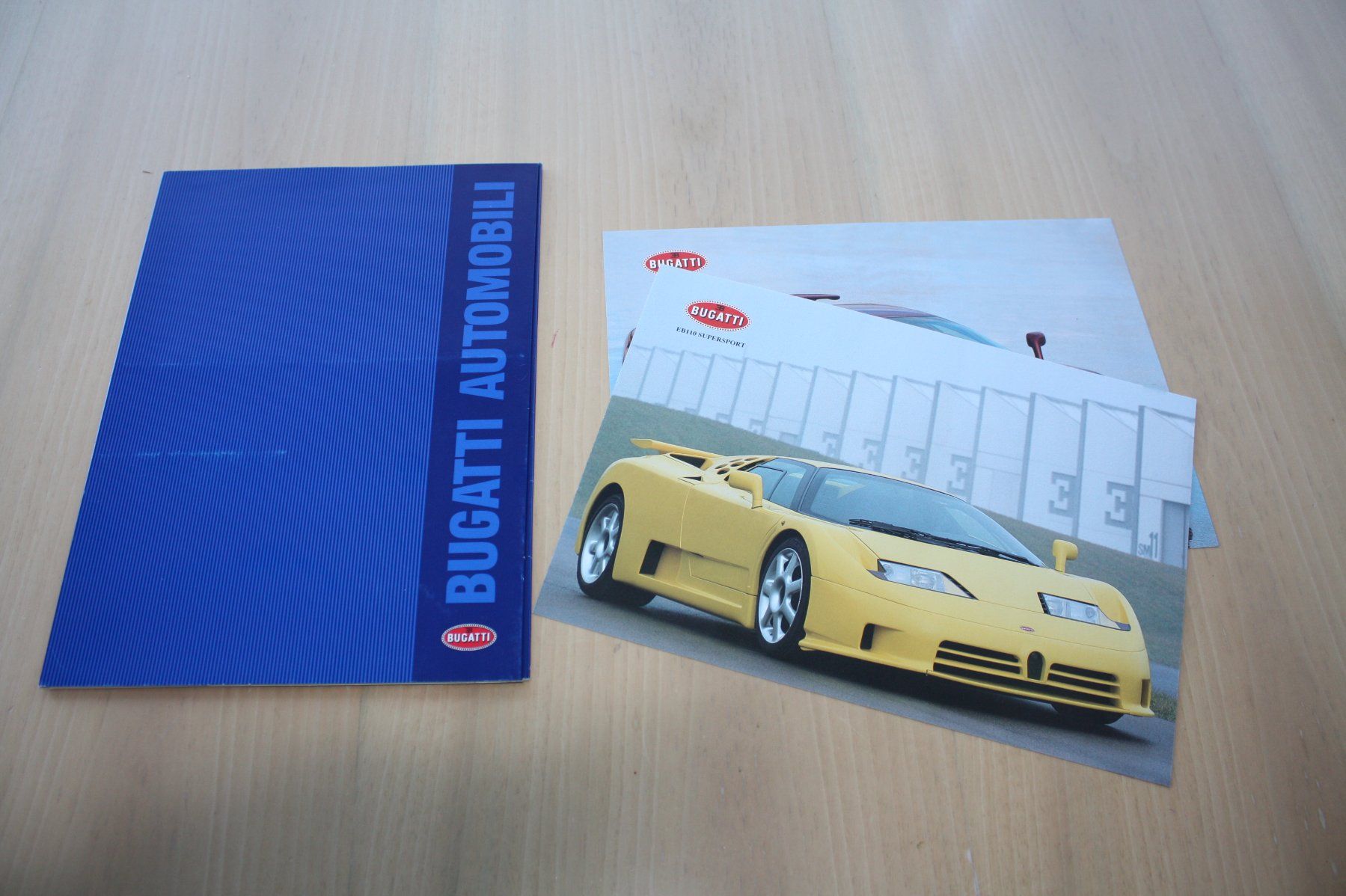 Bugatti Documenti: Bugatti Automobili Prospekt EB110 & SS – Usato da Wikon venduto da erwin400