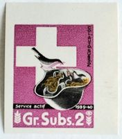 Soldatenmarke 2.WK, Verpflegungs Abt 2, geschn, Wi Vpf 22-2