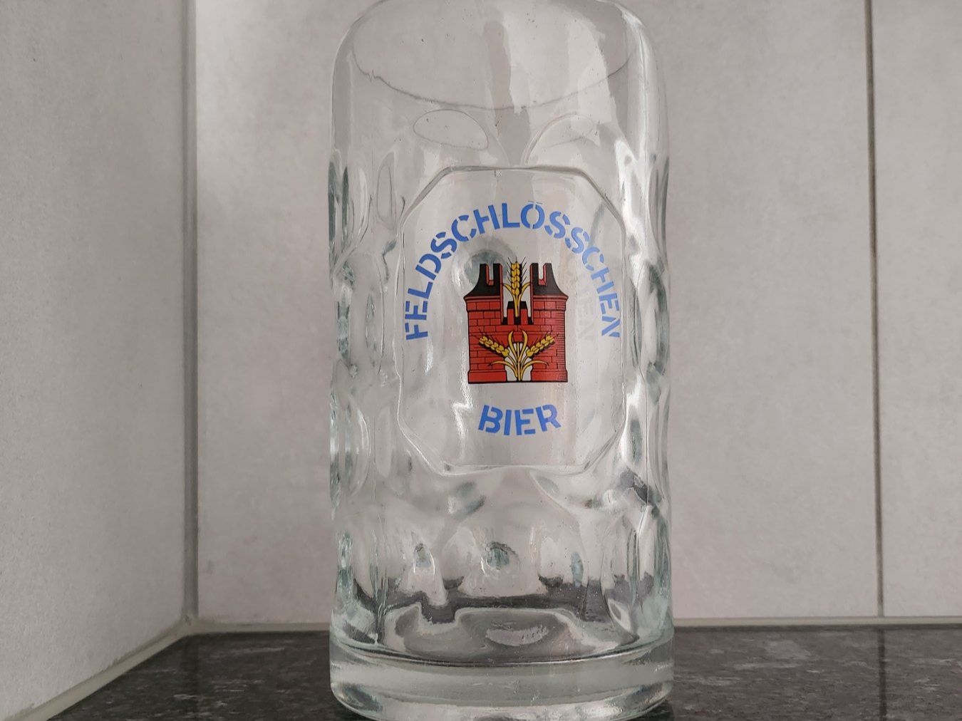 Feldschlösschen Bicchieri: Chope Feldschlösschen Bier – Usato da Sierre venduto da Lys1954