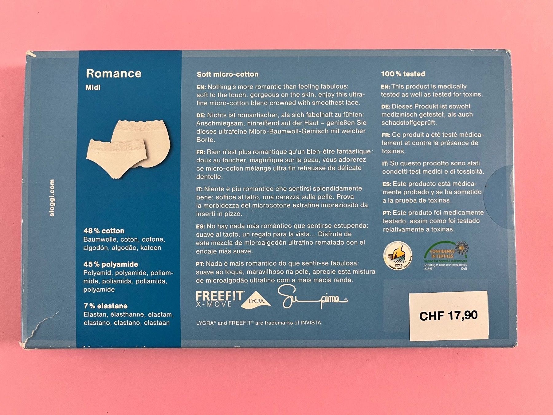 Sloggi Altra biancheria intima: Sloggi Romance, Slip Midi, Grösse 46, Farbe Weiss – Nuovo e nell'imballaggio originale da Rudolfstetten venduto da gst_g7xl 4