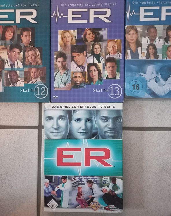 ER Emergency Room Die Komplette Serie und Game DVDs Crichton | Kaufen ...