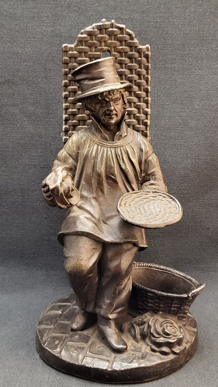 Statuette: Antike Metall-Figur "Pyrogène" – Usato da Basel venduto da spinne02
