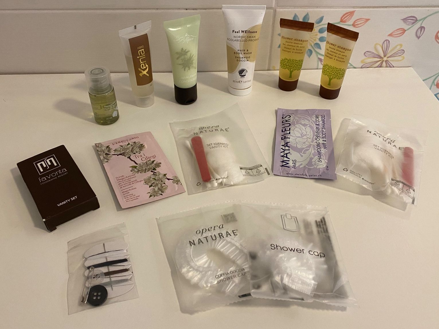 Duschen: REISE Höflichkeitsset BEAUTY KIT – Neu und originalverpackt aus chiasso von Wulli