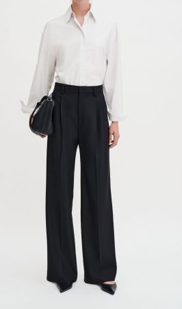 Filippa K Neue Wollhose Darcey grau meliert 34 wie Max Mara