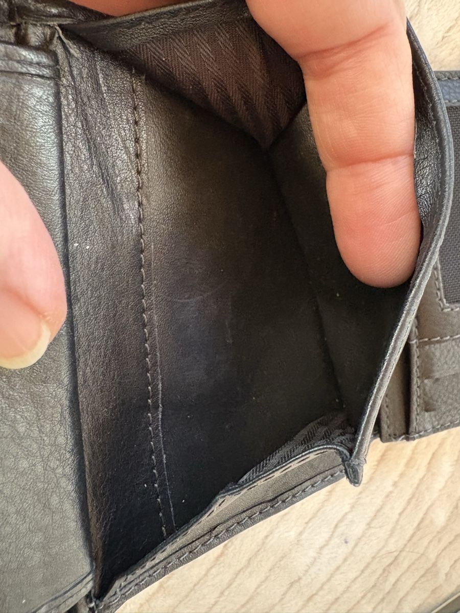Portemonnaie: echt Leder Portemonnaie – Gebraucht aus Rümlang von euqinom16 7