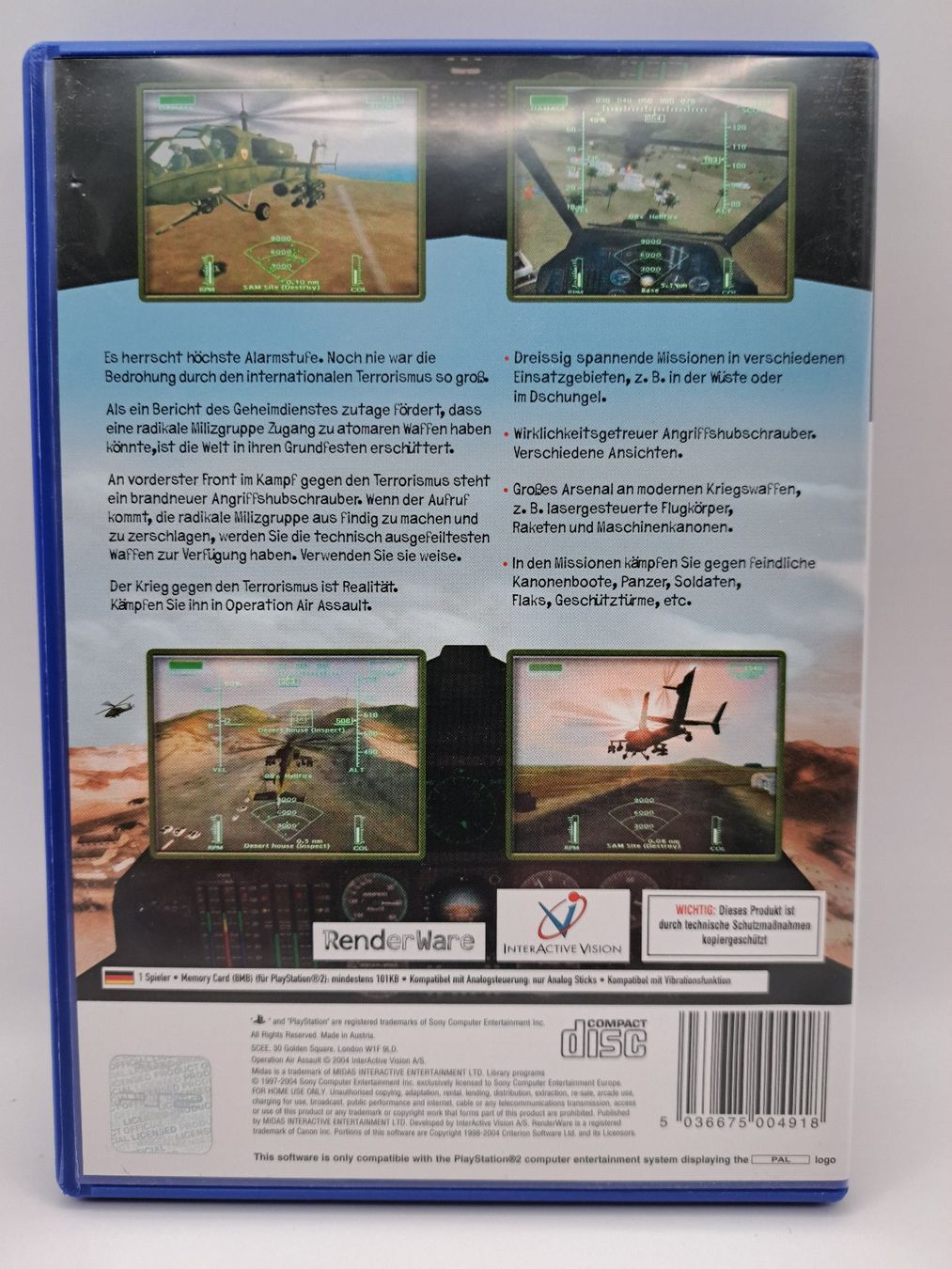 Giochi: Operation Air Assault (Playstation 2/PS2) – Usato da Balgach venduto da Wasnwasn 1