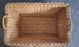 Alter Weidenkorb / Wäschekorb Vintage 75 × 52 cm