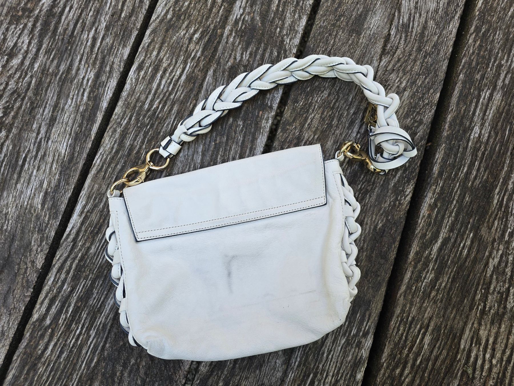 Coccinelle Taschen für Damen: Accessoires: Coccinelle Tasche Leder weiss – Gebraucht aus Romanshorn von Rachacha 7