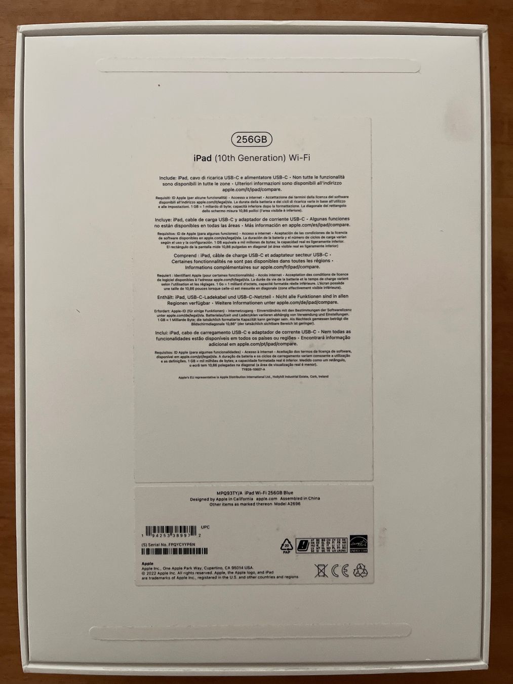 Apple Tablet PC: Apple iPad 10. Generation 256 GB Blau neuwertig – Usato da chur venduto da Chambaldi 9