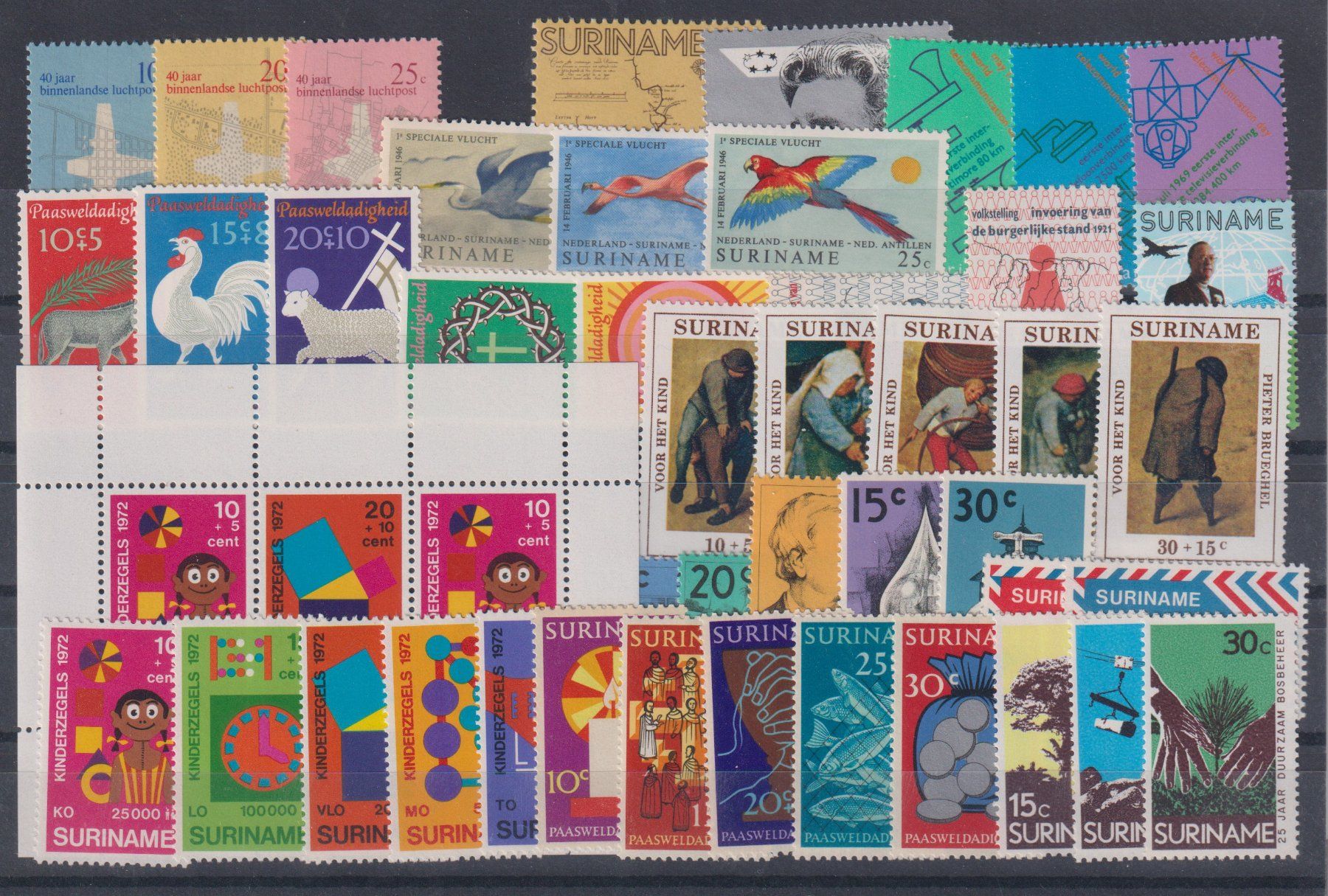 Tutti i francobolli: Suriname: Lot postfrische Marken + Markenhefte – Nuovo (secondo la descrizione) da Dällikon venduto da Minita 1