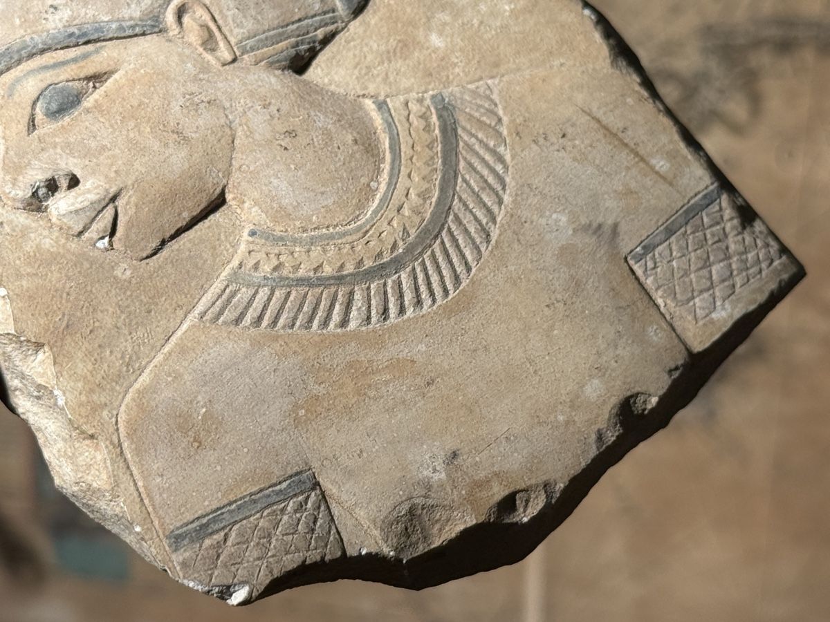 Skulpturen & Statuen: Antike Steinplatte mit Darstellung eines Pharaos  – Gebraucht aus schaffhausen von VintAntik_1980 8