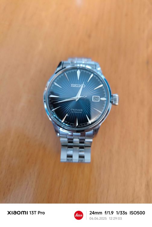 Seiko Presage Cocktail Blau Sonnenschliff Automatik, fastneu (Neu ...