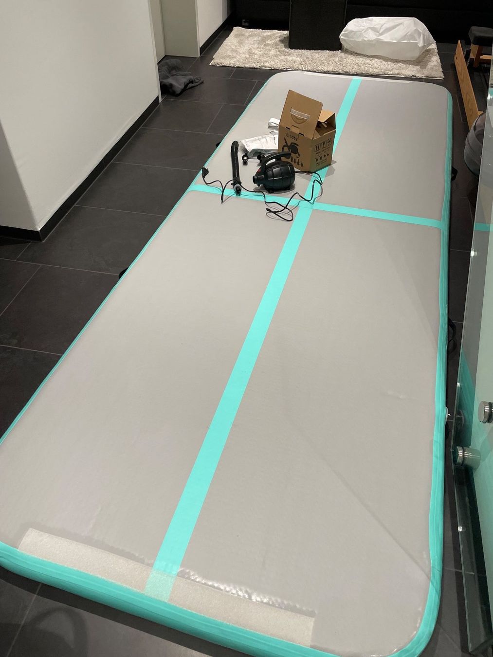 Tappetini fitness: Gym Airtrack Matte – Usato da Siebnen venduto da lupaz