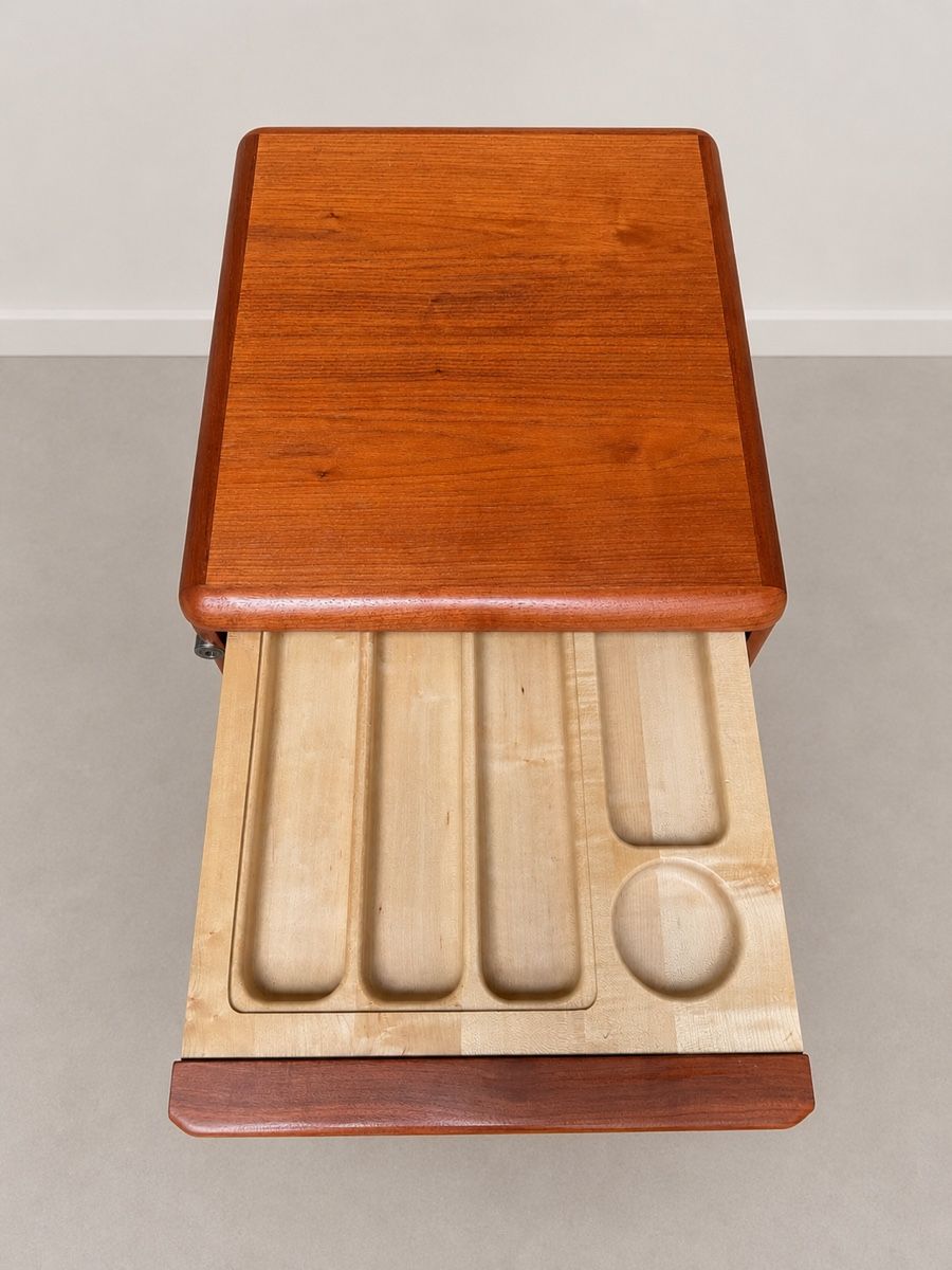 Eléments de bureau: Hochwertiger Rollcontainer, Mid-Century-Stil – D'occasion à Dachsen par Lor_sch 1