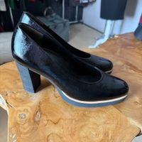Paul Green: Pumps, Schwarz, Absatz 8cm, Gr. 37