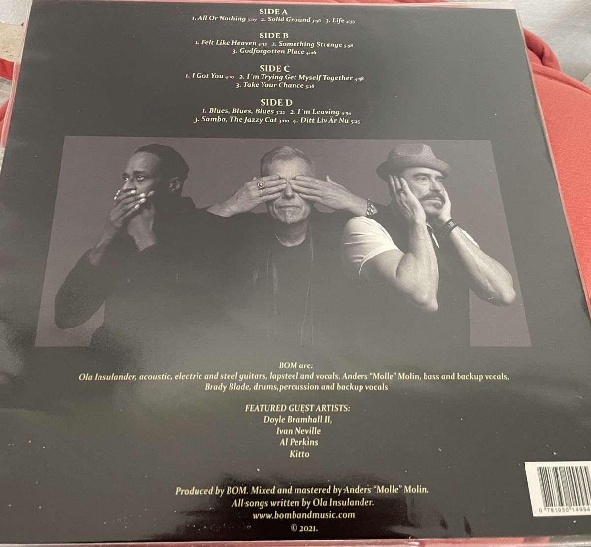 Schallplatten: BOM - something strange - 180 Gramm Vinyl LPs – Gebraucht aus Olten von Bluespapst 1