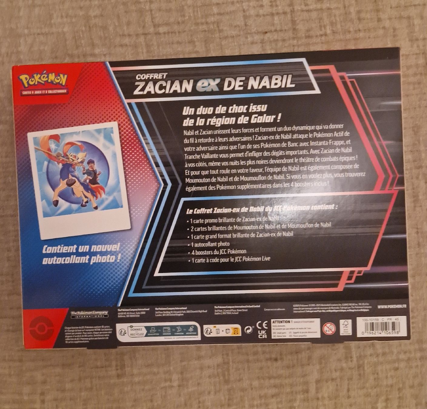 Pokémon Sammelbilder & Trading cards: Coffret Pokémon Zacian – Neu und originalverpackt aus Les Acacias von S.Vieira 1