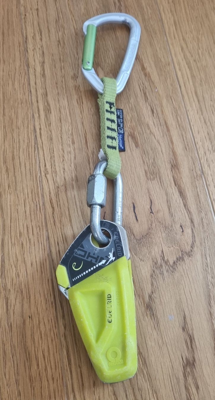 Attrezzatura da arrampicata: Edelrid Ohm gebraucht – Usato da Basel venduto da DrClimb