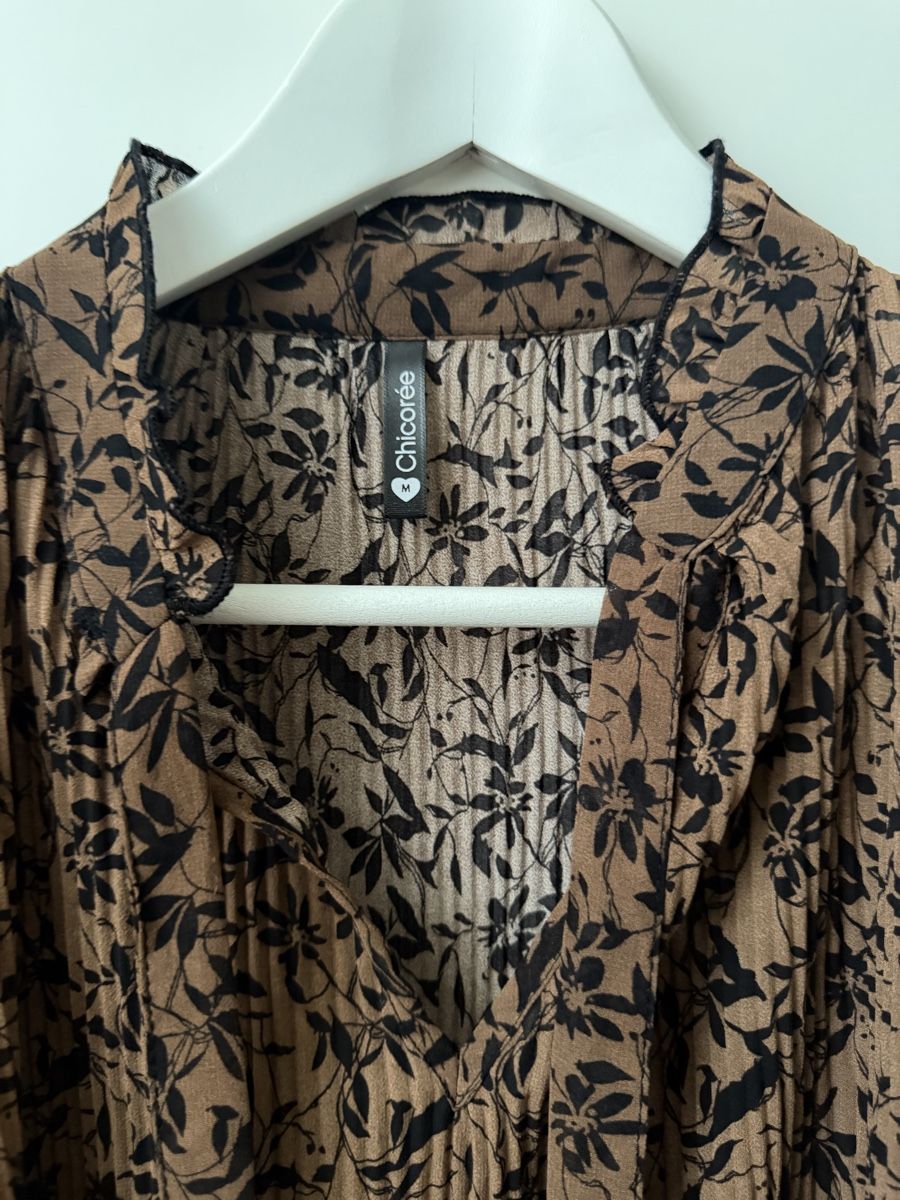 Blusen: Bluse Chicoree Braun Schwarz Grösse L – Neu (gemäss Beschreibung) aus Frauenfeld von _vivano_ 1