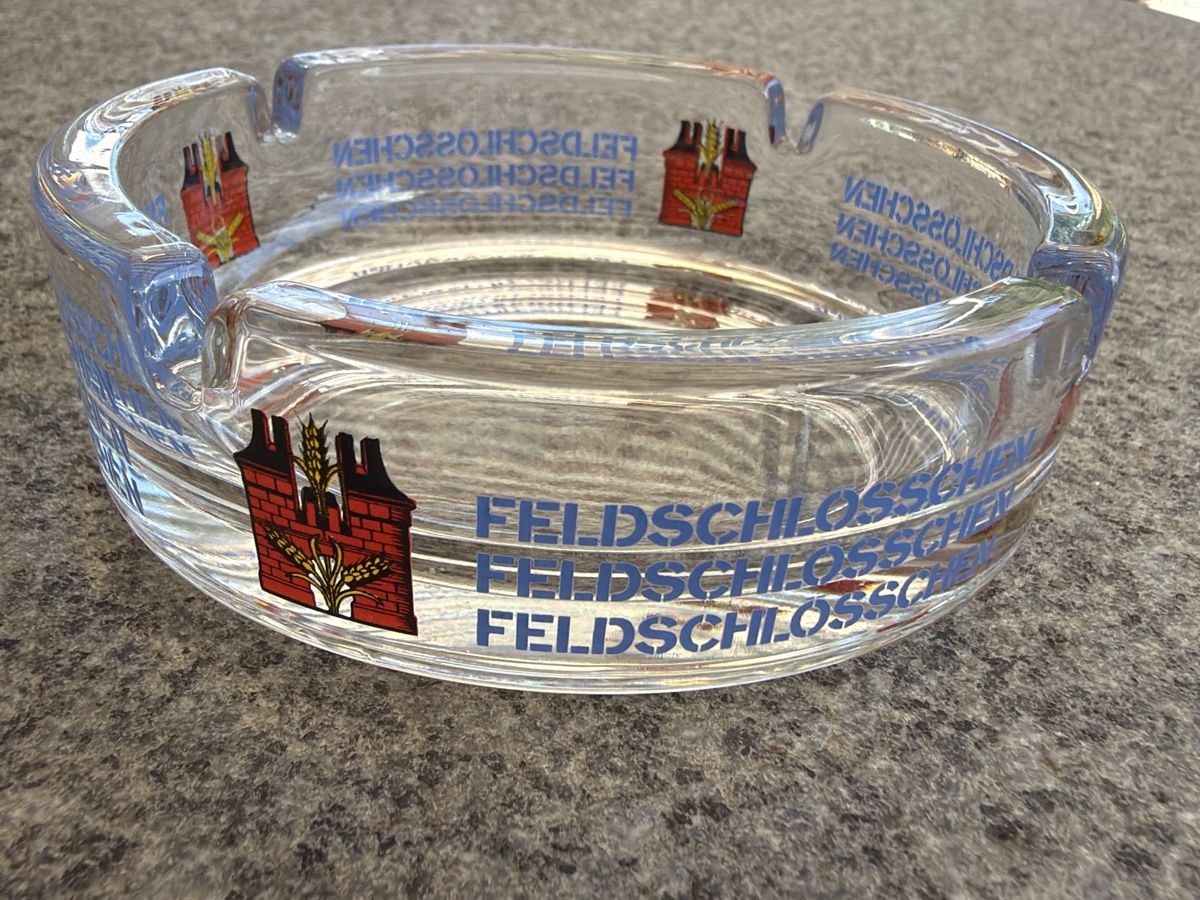 Feldschlösschen Portacenere: Feldschlösschen Bier Aschenbecher Vintage  – Usato da Deitingen venduto da Himhip 3