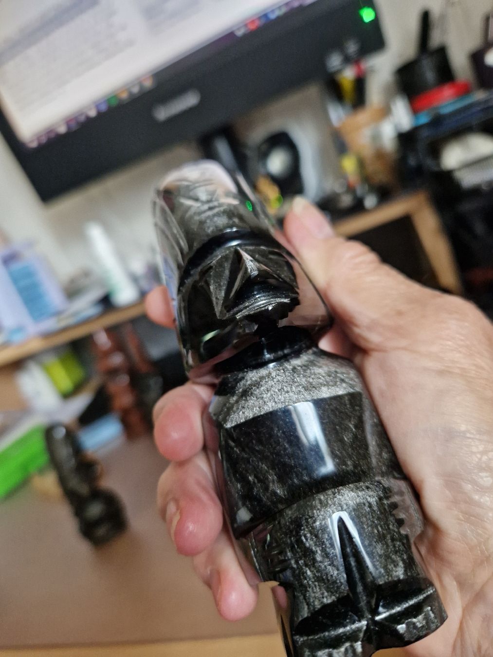 Sculture & Statue: OBSIDIENNE ARGENTÉE  16 cm – Nuovo (secondo la descrizione) da SAXON venduto da Mariposita1428 4