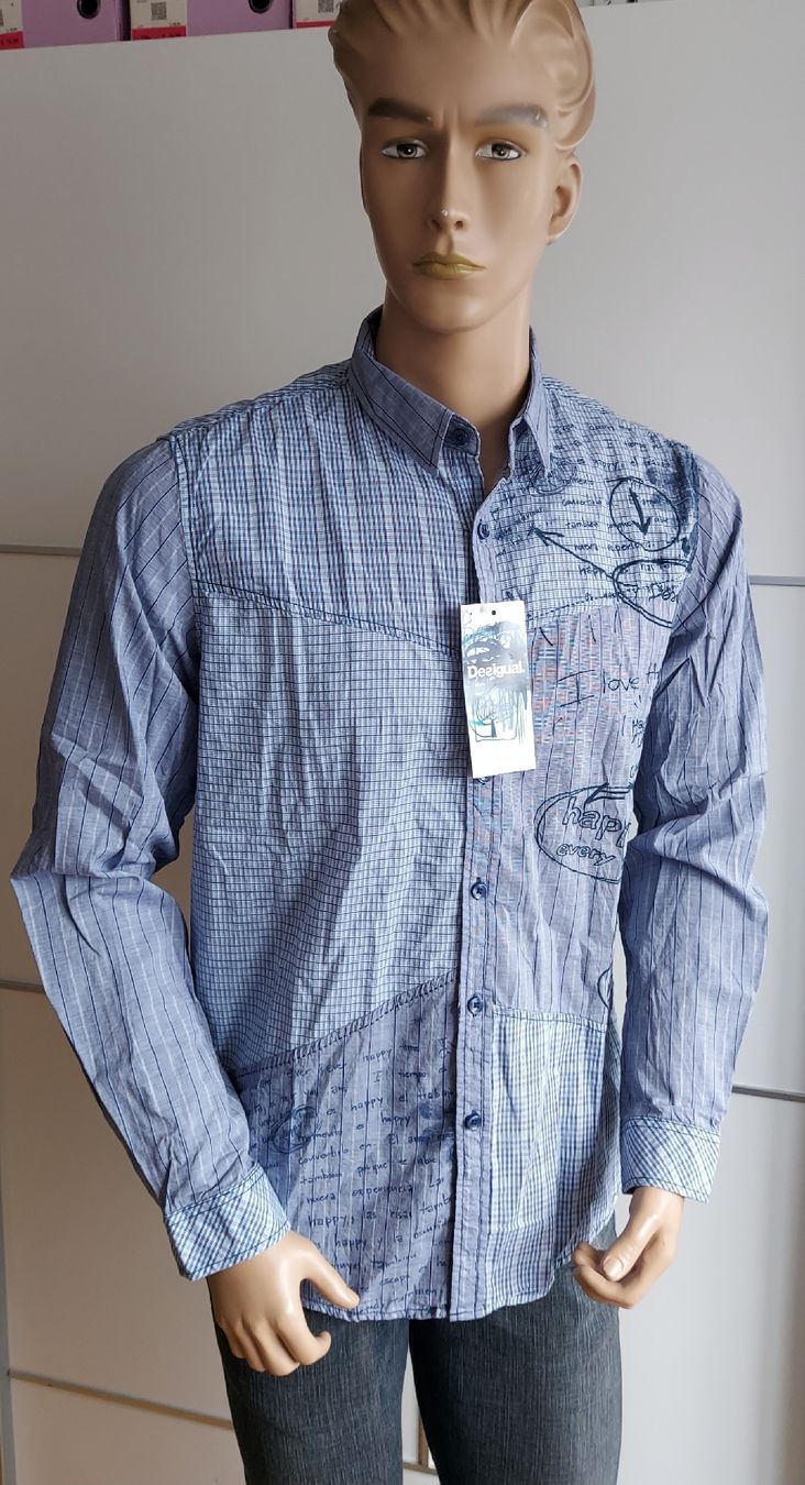 Desigual Camicie: Neues Desigual Herren Hemd Gr. L – Nuovo e nell'imballaggio originale da Basel venduto da Mazzo84
