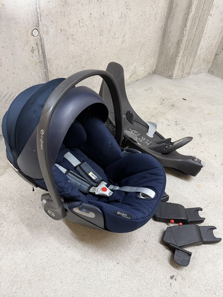Cybex Seggiolini per auto: Cybex Cloud z i-Size nautical blue with isofix base – Usato da Zürich venduto da cocogio 2